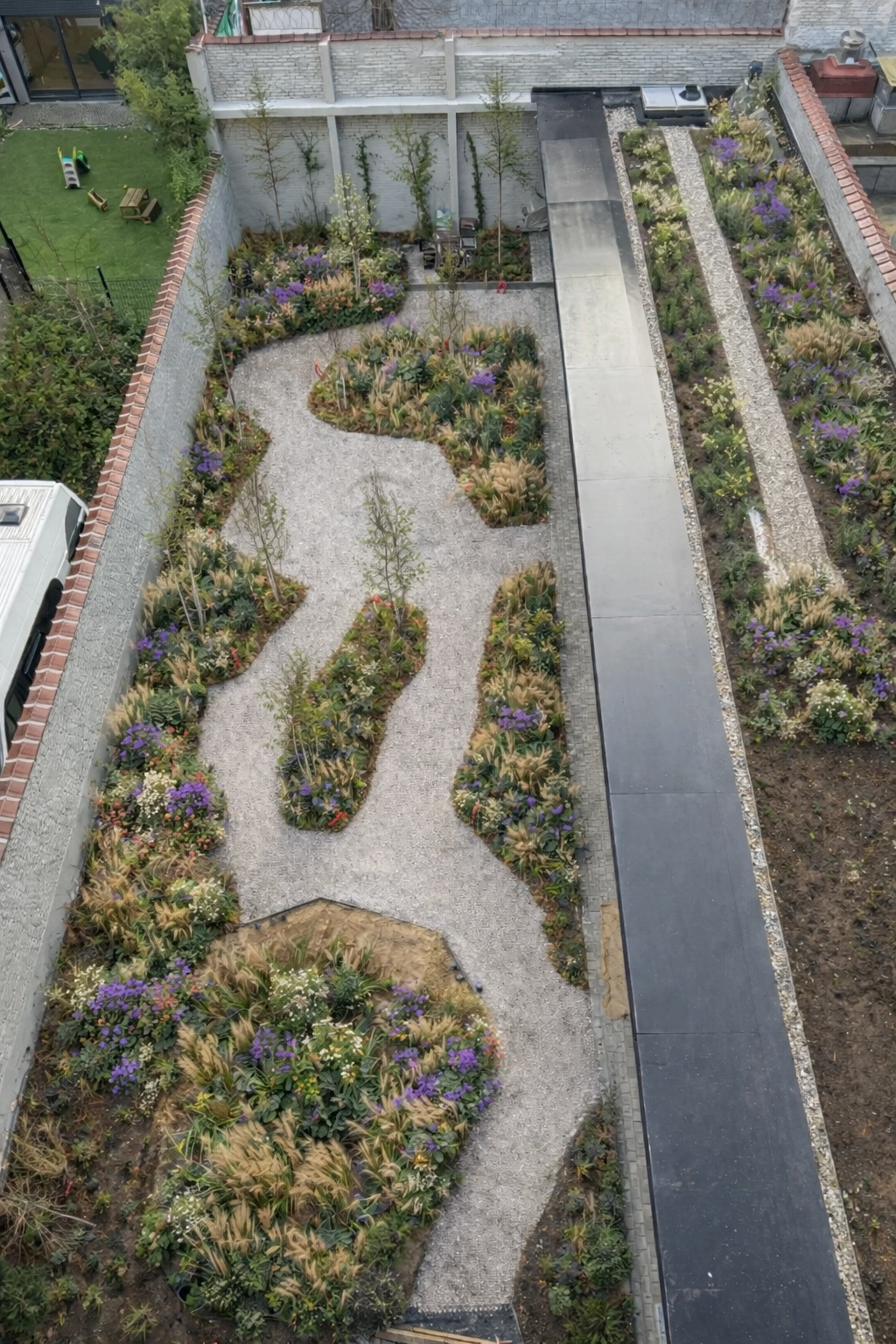 artistic garden in 1000 Brussems